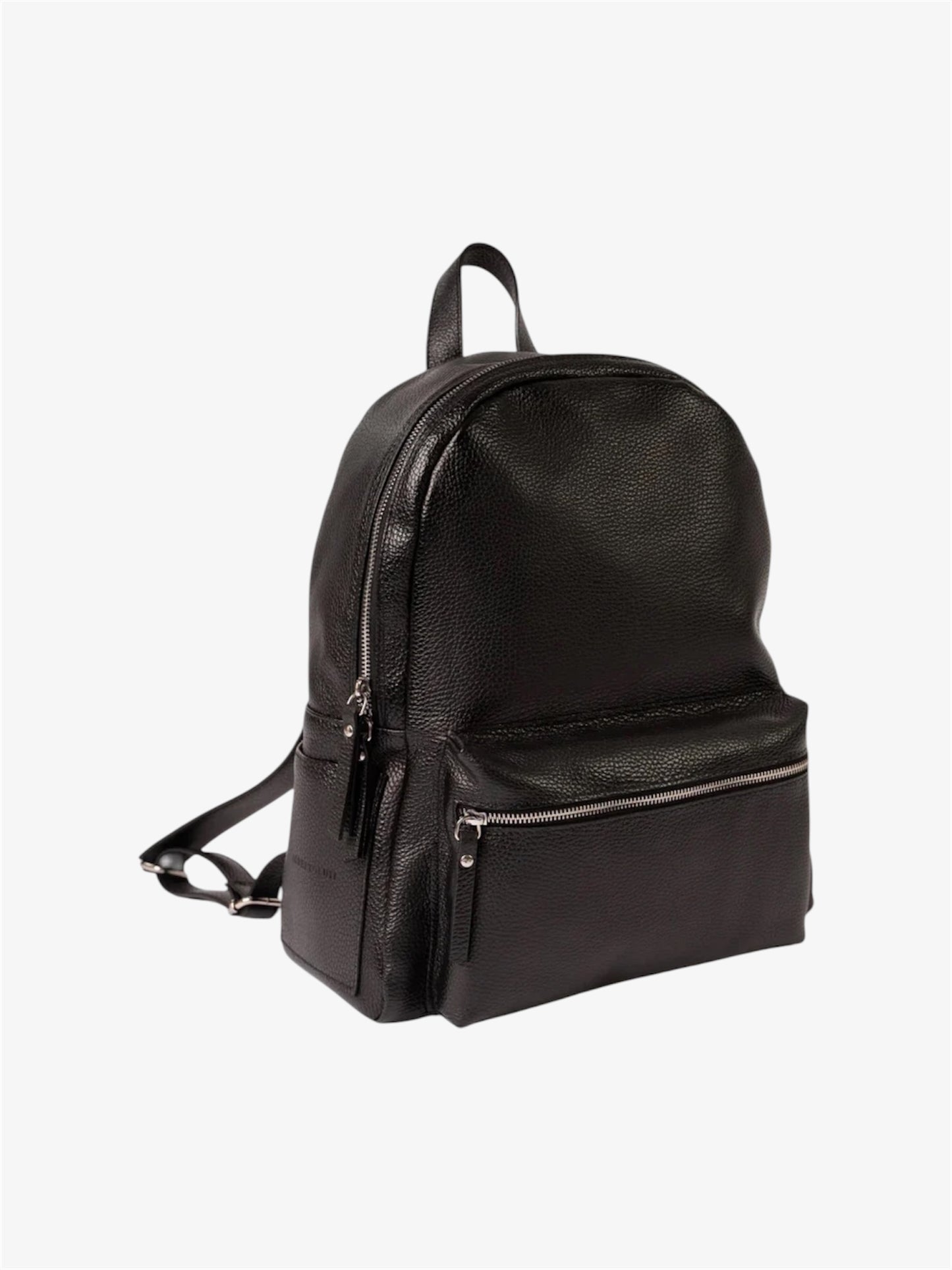 Zaino in pelle nero Alberto Luti
