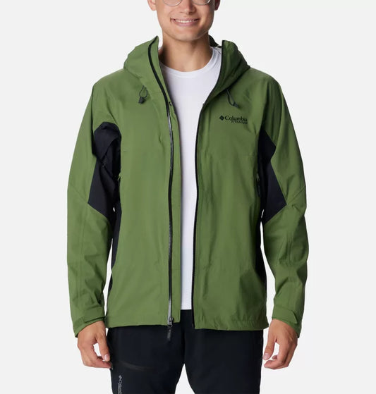 Giacca Shell Columbia mazama verde