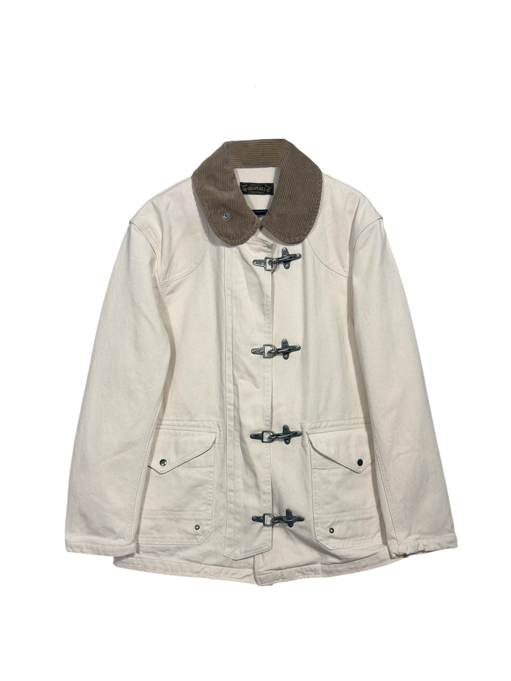 Fireman canvas linend white