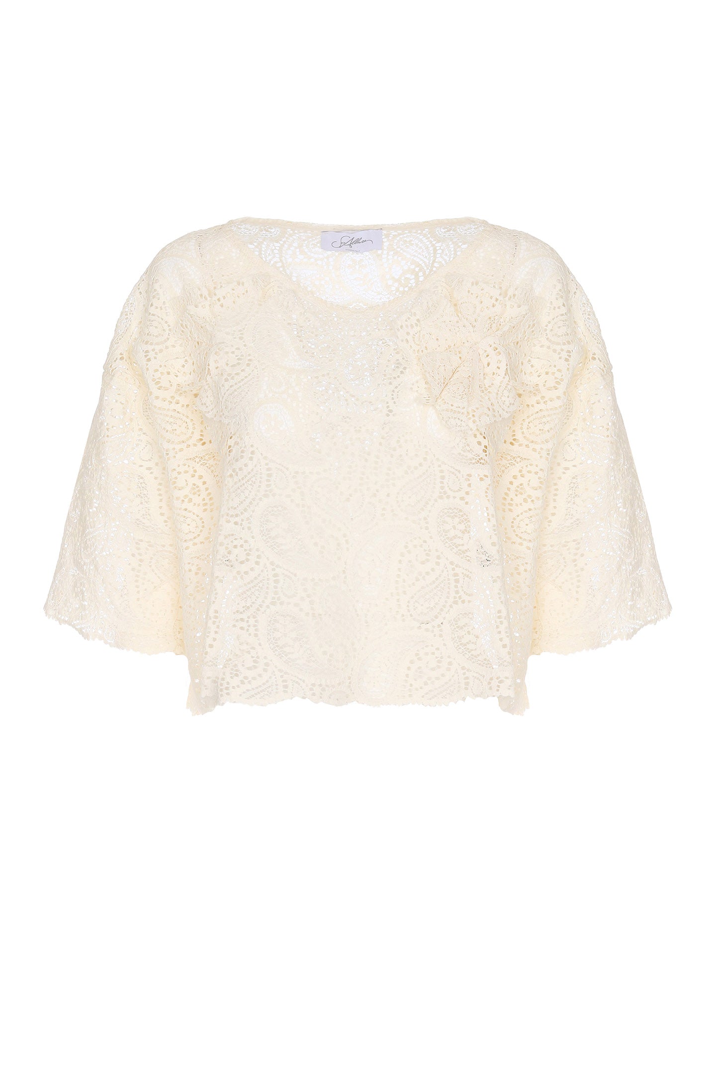 BLUSA BOXY PIZZO COTONE