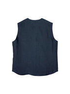 CAPALBIO | Vest Arno in Lino Blu