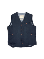 CAPALBIO | Vest Arno in Lino Blu