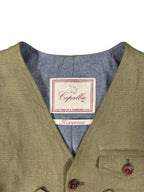 CAPALBIO | Vest Arno in Lino Verde