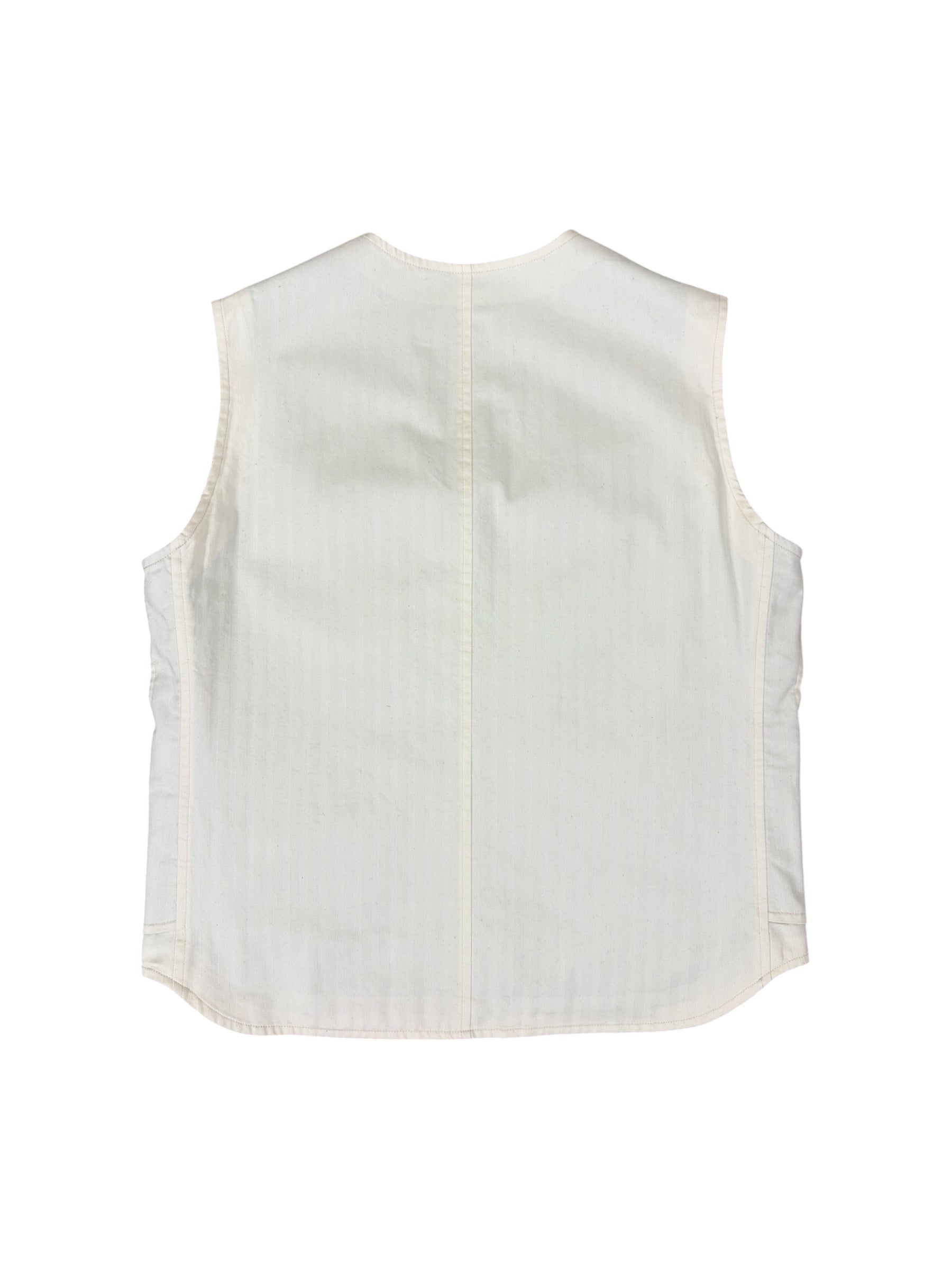 CAPALBIO | Vest Arno in Cotone Bianco