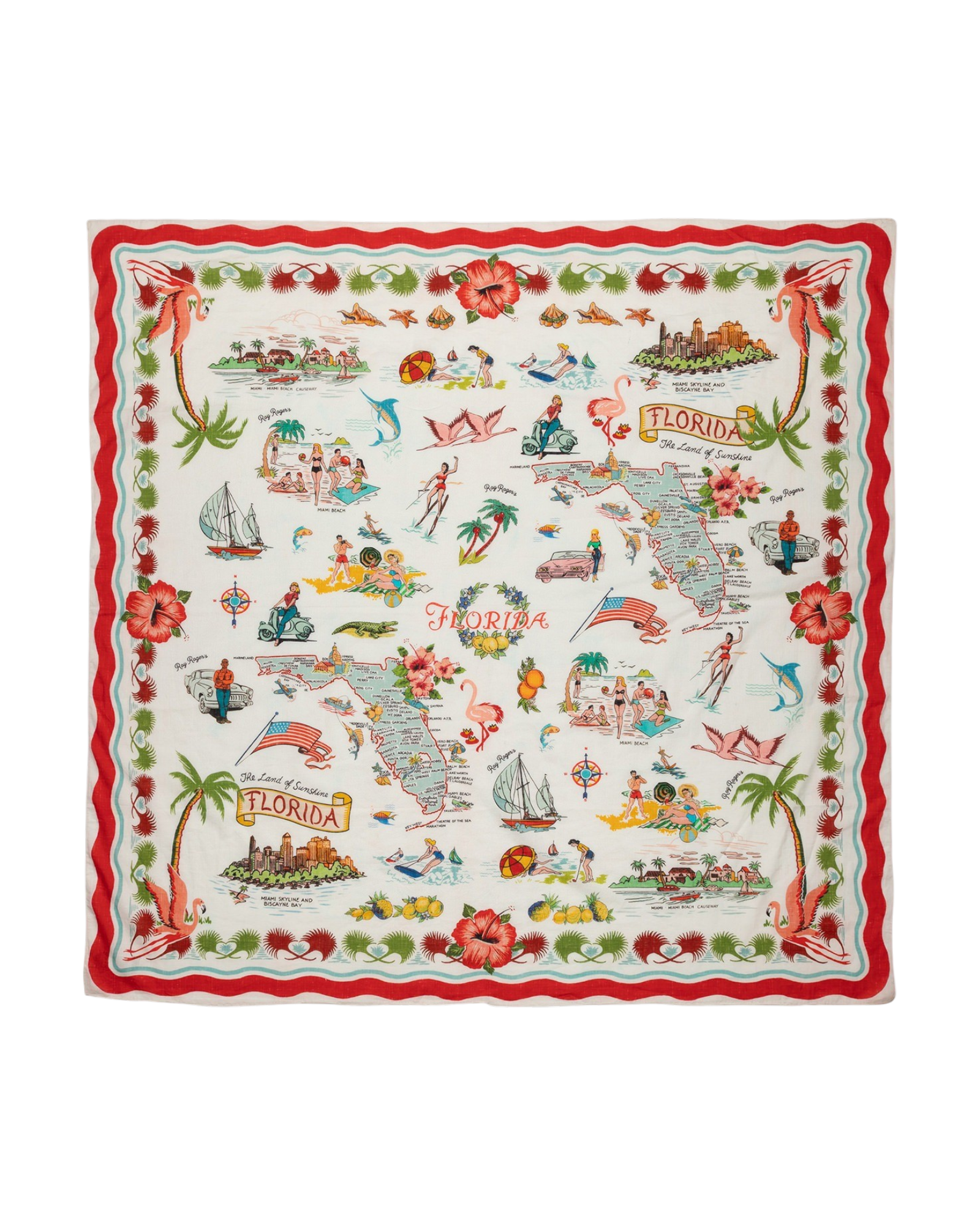 ROY ROGER'S | Old Glory Pareo Bandana Fantasia