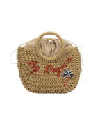 ROY ROGER'S | Borsa Panier Media in Carta Intrecciata