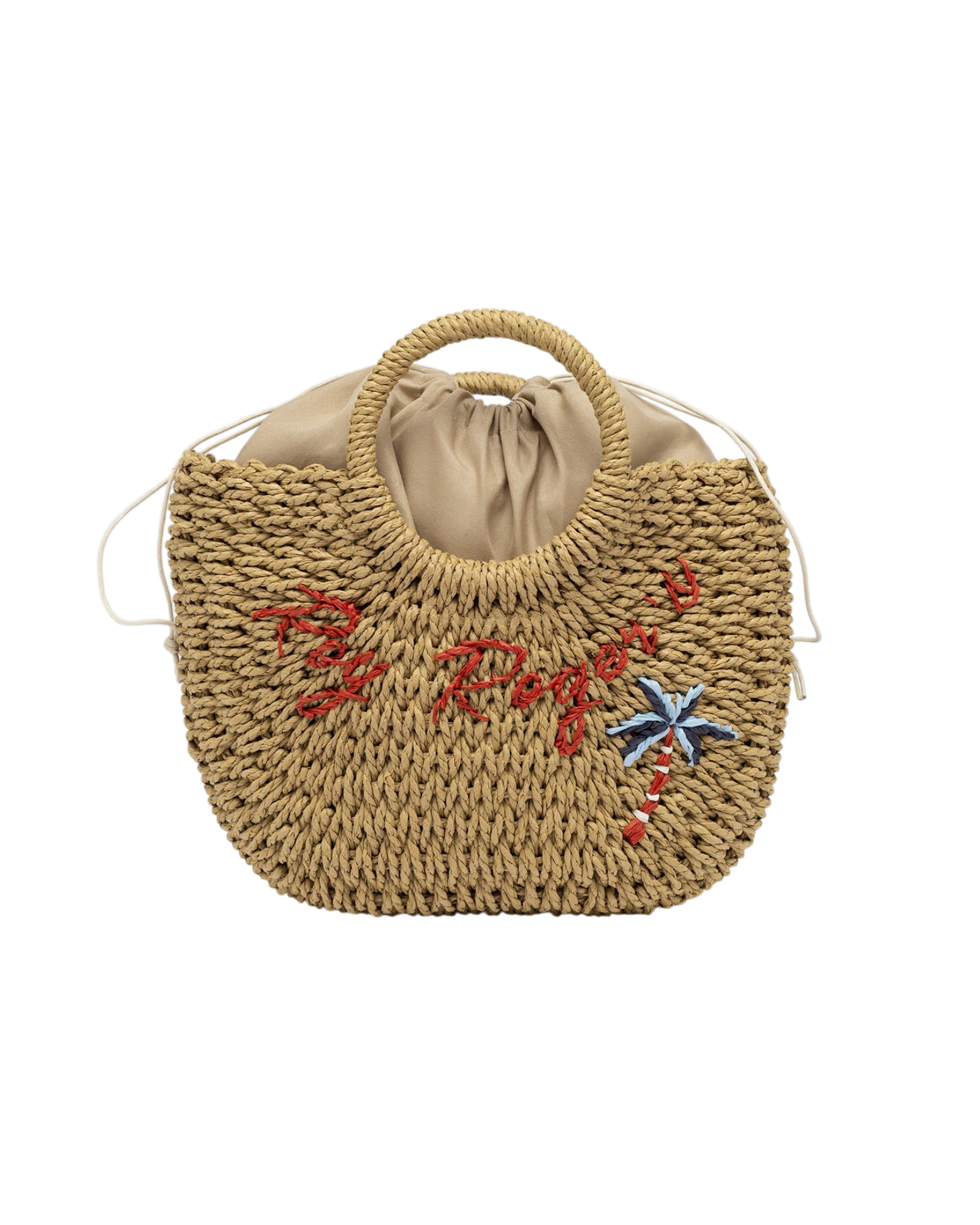 ROY ROGER'S | Borsa Panier Media in Carta Intrecciata