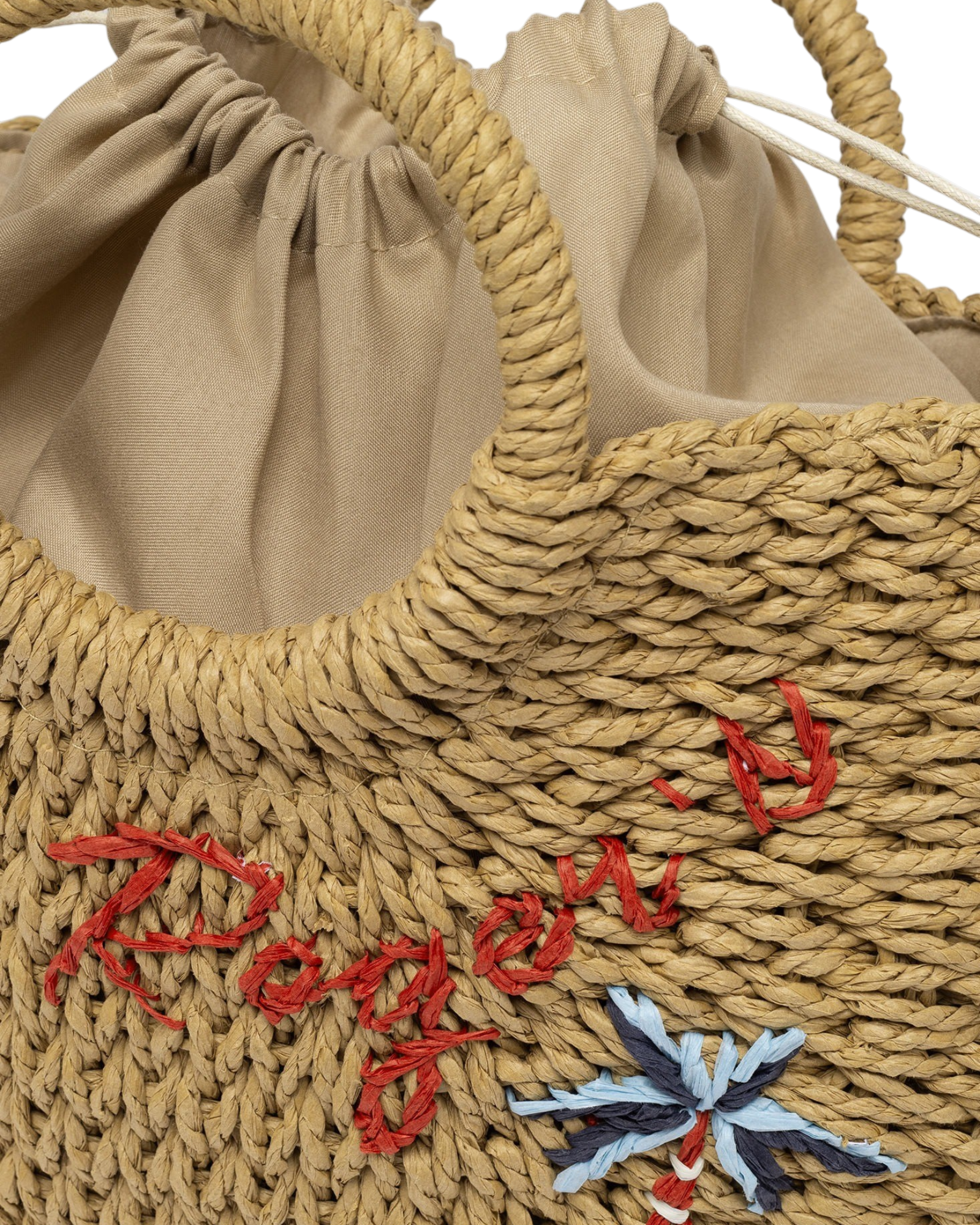 ROY ROGER'S | Borsa Panier Media in Carta Intrecciata