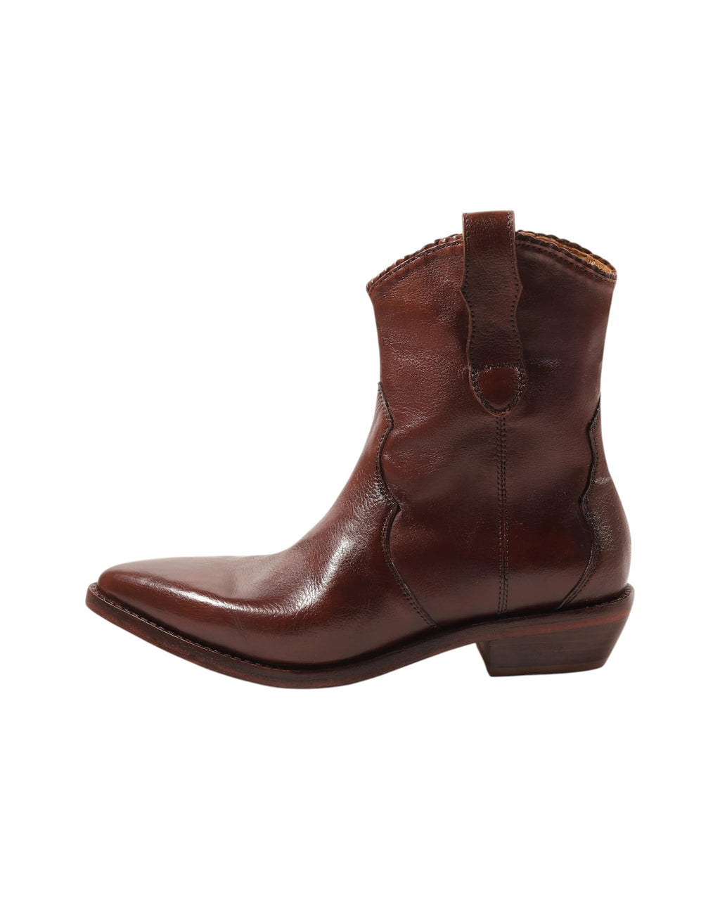 ZOLFO | Tronchetto Melody Tamponato Wash Marrone