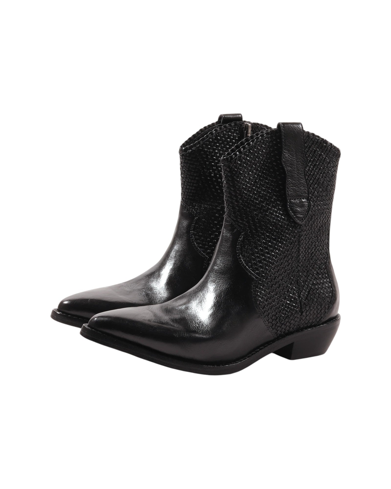 ZOLFO | Texano Maia Tamponato Wash Combi Nero