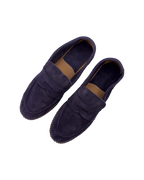 LAGOA | Mocassino Loafer Suede Blu Navy