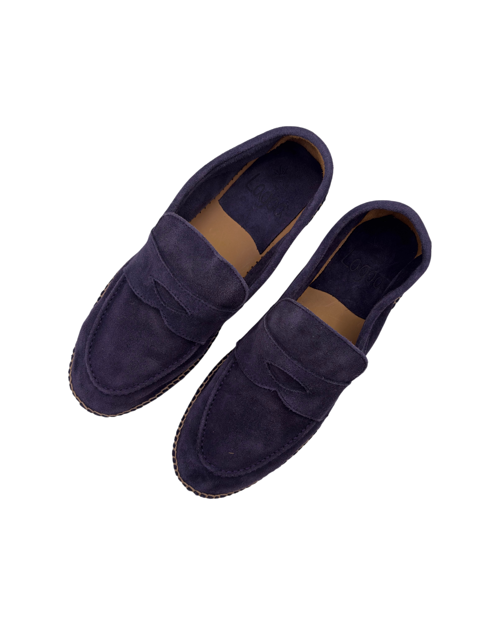 LAGOA | Mocassino Loafer Suede Blu Navy