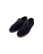 LAGOA | Mocassino Loafer Suede Blu Navy